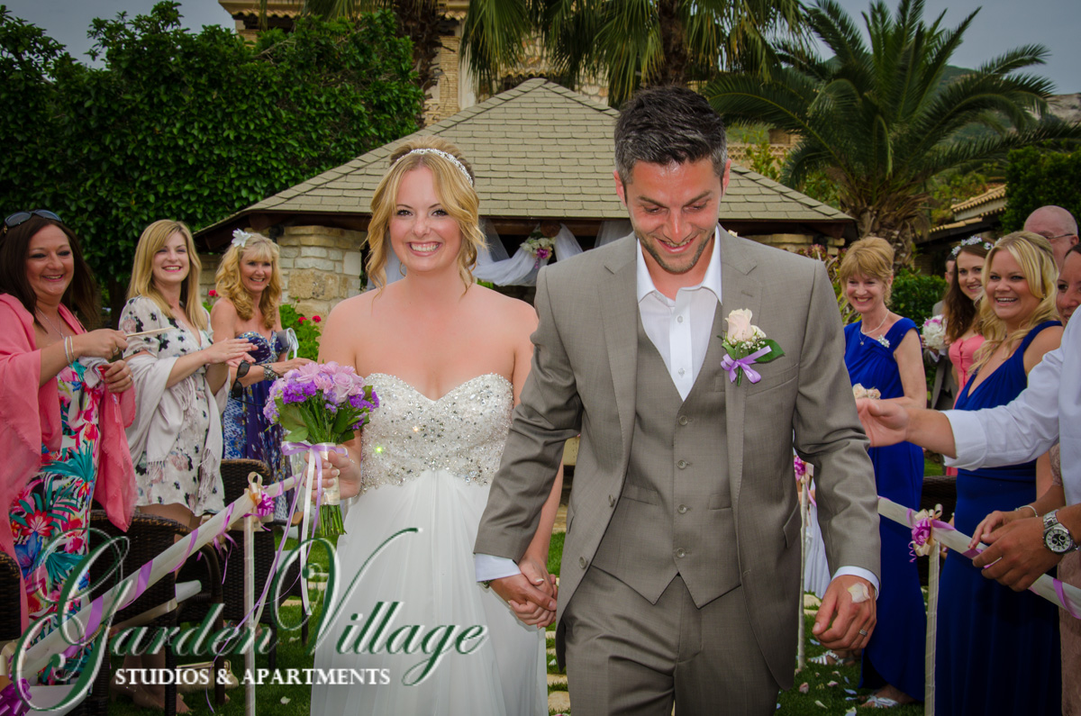 Book your wedding day in Garden Village Studios & Apartments Zante